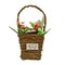 15" Easter Floral Wall Basket